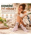 Unisex Batik Desenli Çorap 3lü Set Pamuklu Uzun Soket Dikişsiz Nefes Alan Günlük Spor Konfor Çorabı