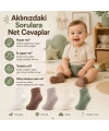 5’li Kaydırmaz Tabanlı Erkek Bebek Çorap Seti İnce Dikişli Toprak Tonları