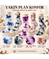 Unisex Batik Desenli Çorap 5li Set Pamuklu Renkli Uzun Soket Dikişsiz Nefes Alan Günlük Spor Çorabı