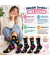 Unisex Kedi Desenli Çorap 6lı Set Pamuklu Renkli Uzun Soket Dikişsiz Nefes Alan Rahat Günlük Çorap