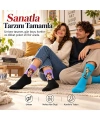 UNİSEX Çorap Sanat Temalı Renkli 7li Set Portre Tablo Desenli Uzun Soket Günlük Eğlenceli Çorap Şık