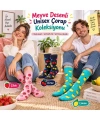 Kadın Ve Erkek Çorap Meyve Desenli Renkli 6lı Set Uzun Soket Günlük Rahat Spor Çorap Seti
