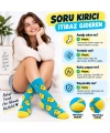 Renkli Civciv Desenli Unisex Çorap 3lü Set | Yumuşak, Esnek, Konforlu ve Günlük Kullanıma Uygun