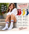 Unisex Renkli Çorap Çizgili 12li Set Uzun Soket Günlük Spor Kolej Stil Rahat Şık Kadın Erkek Çorabı