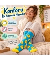 Renkli Civciv Desenli Unisex Soket Çorap | Yumuşak, Esnek ve Konforlu Günlük Kullanım 6lı Set