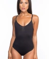 Siyah Desenli Body Korse - SSSSSS1294-6718