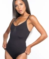 Siyah Desenli Body Korse - SSSSSS1294-6718