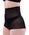 Siyah Lazer Kesim Tül Toparlayıcı Slip Hayalet Külot Korse - SSSSSS3679-3222