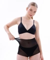 Siyah Lazer Kesim Tül Toparlayıcı Slip Hayalet Külot Korse - SSSSSS3679-3222