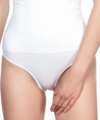 Beyaz Double Yüksek Bel Çıtçıtlı Slip Korse - SSSSSS3757-4438