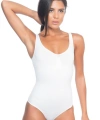 Beyaz Kalın Askılı Body Korse - SSSSSS7687-9457