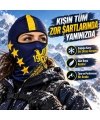 Taraftar Maskesi Kışlık Unisex Termal Balaklava Boyunluk Nefes Alabilen Rüzgara Dayanıklı
