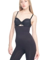 Siyah MI Emay 2074 Yüksek Bel Desenli Double Uzun Paça Korse - SSSSSS5492-9621
