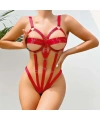 Fantezi Lastik Body Harness Kırmızı - SSSSSS8407-8572