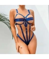 Fantezi Lastik Body Harness Mavi - SSSSSS5428-7347