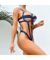 Fantezi Lastik Body Harness Mavi - SSSSSS5428-7347