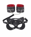 Maske Ve Kelepçe Deri Harness Fantezi Set - SSSSSS2258-6329