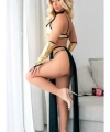 Siyah-Sarı Peçeli Seksi Dansöz Kostümü - SSSSSS1123-8390