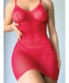 Kırmızı Arkası İp Detaylı Fantezi Mini Gecelik - SSSSSS9929-8970