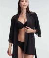 Dantelli Sabahlık Balenli Destekli Dolgulu Taşlı Sütyen ve String 3lü Takım - SSSSSS9607-909