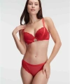 Fantezi Destekli Balenli Kaplı İpli Aksesuarlı Sütyen Slip İç Çamaşırı Tak - SSSSSS2753-3