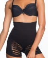 Siyah MI Emay 2064 Popo Açık Fantezi Boxer Korse - SSSSSS2569-7229
