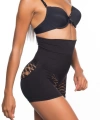 Siyah MI Emay 2064 Popo Açık Fantezi Boxer Korse - SSSSSS2569-7229