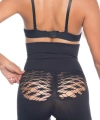 Siyah MI Emay 2064 Popo Açık Fantezi Boxer Korse - SSSSSS2569-7229