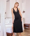 Dantelli Dekolteli ve Yırtmaçlı Gecelik - SSSSSS3926-7834