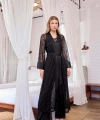 Uzun Kollu Dantelli ve Kuşaklı Sabahlık - SSSSSS4464-5667