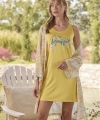 Çiçek ve Yaprak Desenli ve Baskılı You Are Beautiful Sabahlık Takımı - SSSSSS3668-1409