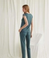 Yakası Kolu ve Omzu Dantelli Önü Düğmeli Pijama Takımı - SSSSSS2845-2399