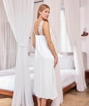 Göğüs ve Sırt Dekolteli Dantelli Saten Gecelik - SSSSSS4979-5223