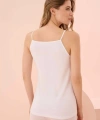 İp Askılı Beyaz Ribana Atlet - SSSSSS2530-7279