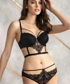 Balenli Destekli Dolgulu Yaka Detaylı Dantelli Büstiyer Sütyen ve Slip Takım - SSSSSS6934-5329