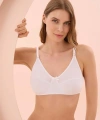 Beyaz Penye Minimizer Toparlayıcı Sütyen - SSSSSS6981-5973