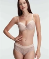 Destekli Balenli Kaplı Dantel Detaylı Sütyen Slip İç Çamaşırı Takımı - SSSSSS4585-7437