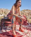 Etnik Desenli Saten Tulum - SSSSSS3271-9043