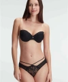 Günlük Straplez Push-up Destekli Balenli Şeffaf Sırt Aksesuarlı Askıları Çı - SSSSSS7632-1