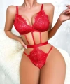 Lastik Detaylı Kırmızı Fantezi Body - SSSSSS1200-3655