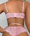 Kalp Aksesuarlı Dantelli Fantezi Pembe Jartiyer Takım - SSSSSS9468-8738