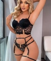 Siyah Dantelli Jartiyer Fantezi Seksi Büstiyer Takımı - SSSSSS6556-3956