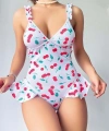 Vişne Desenli Fantezi Body - SSSSSS2267-2939