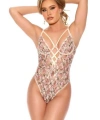 Çiçek Desenli Fantezi Body - SSSSSS5260-2394