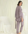Dantelli Hamile Lohusa 3lü Pijama Takımı - SSSSSS9950-3226