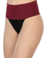 Bordo MI 2048 Seamless Çift Renk String Korse - SSSSSS8480-2096
