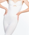 Beyaz MI Emay 2038 Popo ve Göğsü Açık Paçalı Boy Korse - SSSSSS3147-4895