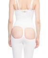 Beyaz MI Emay 2038 Popo ve Göğsü Açık Paçalı Boy Korse - SSSSSS3147-4895