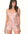Somon Saten Babydoll Şort Takımı - SSSSSS8312-7380