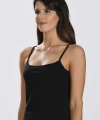 İp Askılı Siyah Ribana Atlet - SSSSSS7261-7940